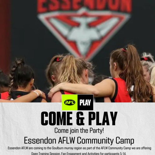 Essendon AFLW FREE Come and Play