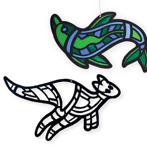 NAIDOC Week School Holiday Activity - Stained Glass Indigenous Designs