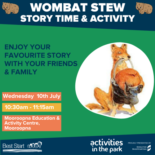 Story Time in the Park - Wombat Stew