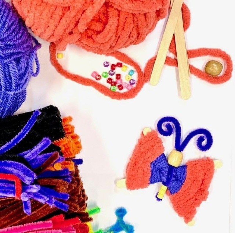 School Holiday Activity at Shepparton Library - Woolly Butterflies