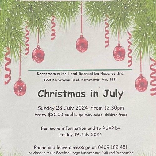 Karramomus Christmas in July Luncheon