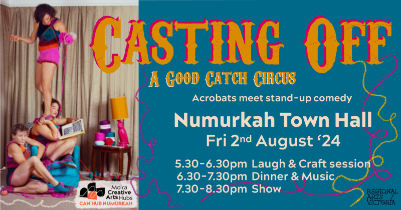 Casting Off - performance with complimentary craft session, live music and dinner
