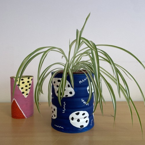 Craft and Coffee at Shepparton Library - Recycled Planters