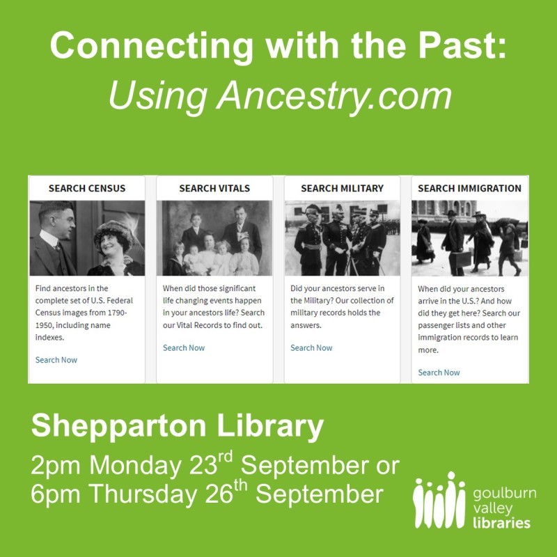 Connecting with the Past - Researching Your Family Tree - Using Ancestry.com