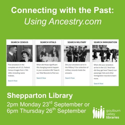 Connecting with the Past - Researching Your Family Tree - Using Ancestry.com