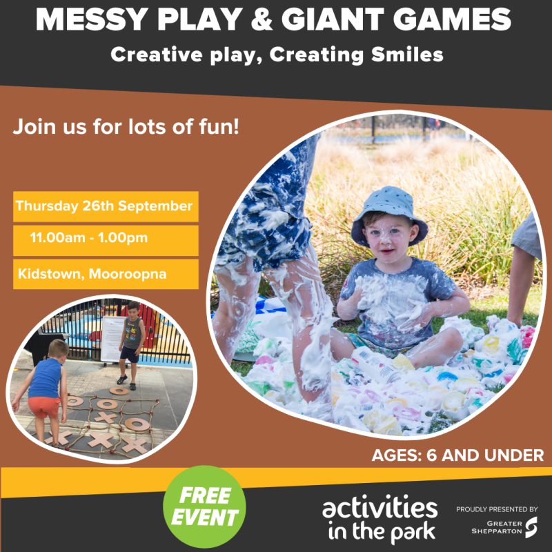 Messy Play & Giant Games