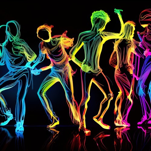 Aquamoves Glow Stick Dance Party