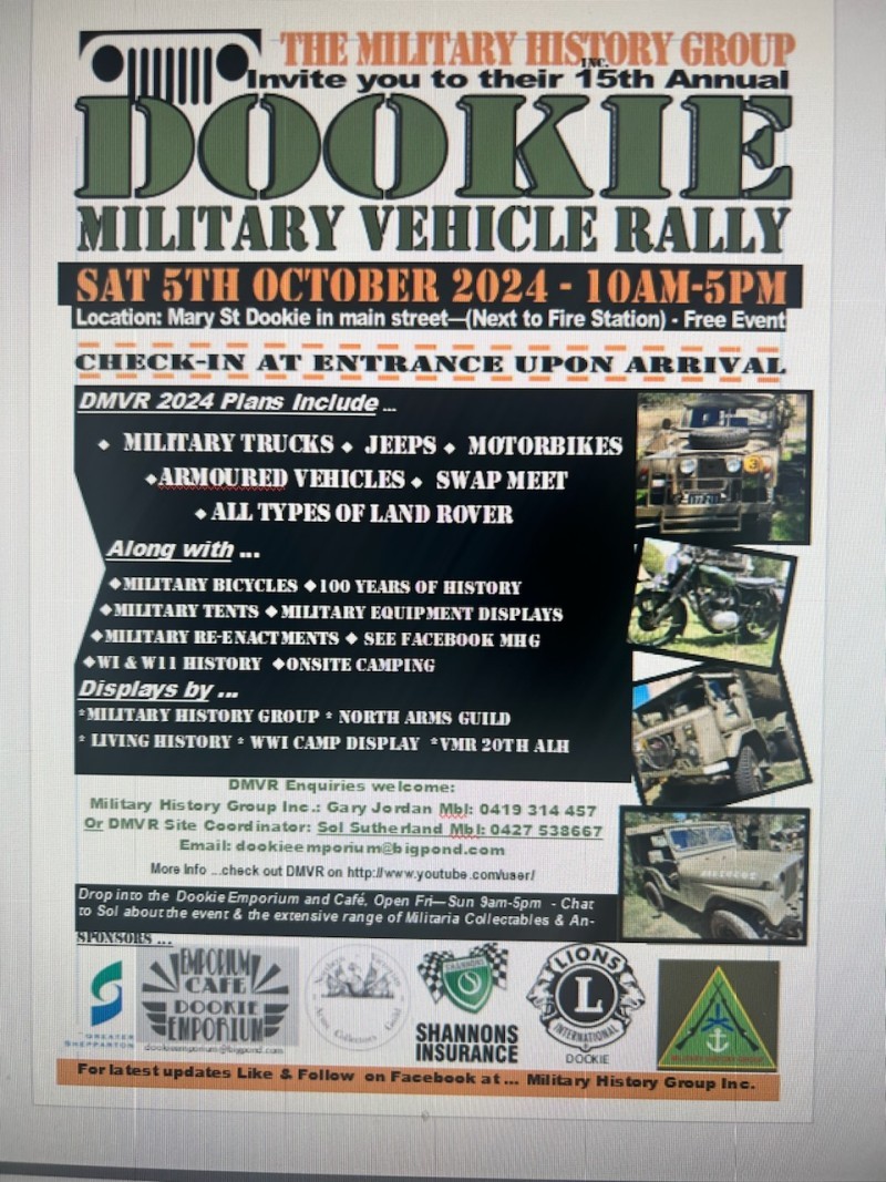 Dookie Military Vehicle Rally 