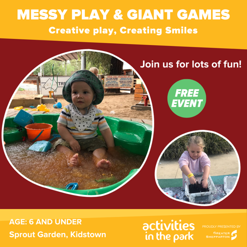 MESSY PLAY & GIANT GAMES