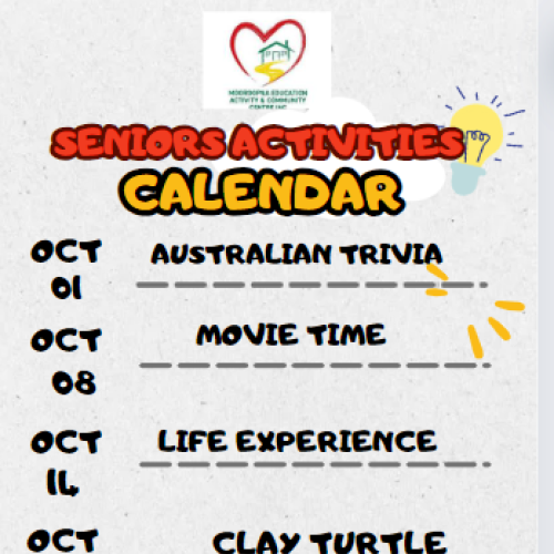 Seniors week Activites 