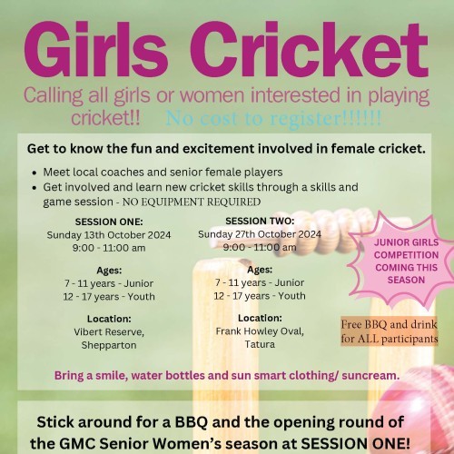 Youth Girls Cricket