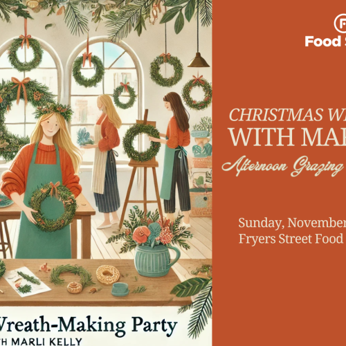 Christmas Wreath Party with Marli Kelly &ndash; Afternoon Grazing & Festive Crafting