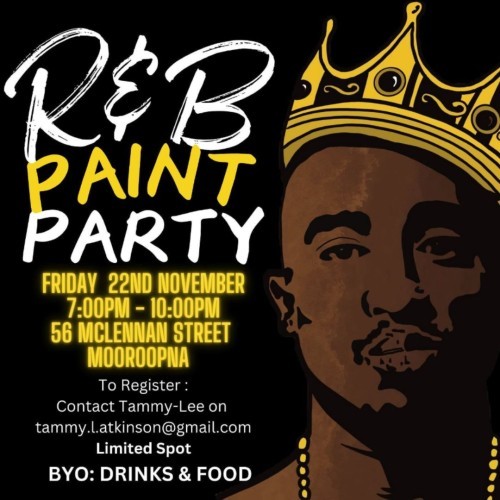 R&B Paint Party at Maloga Studio