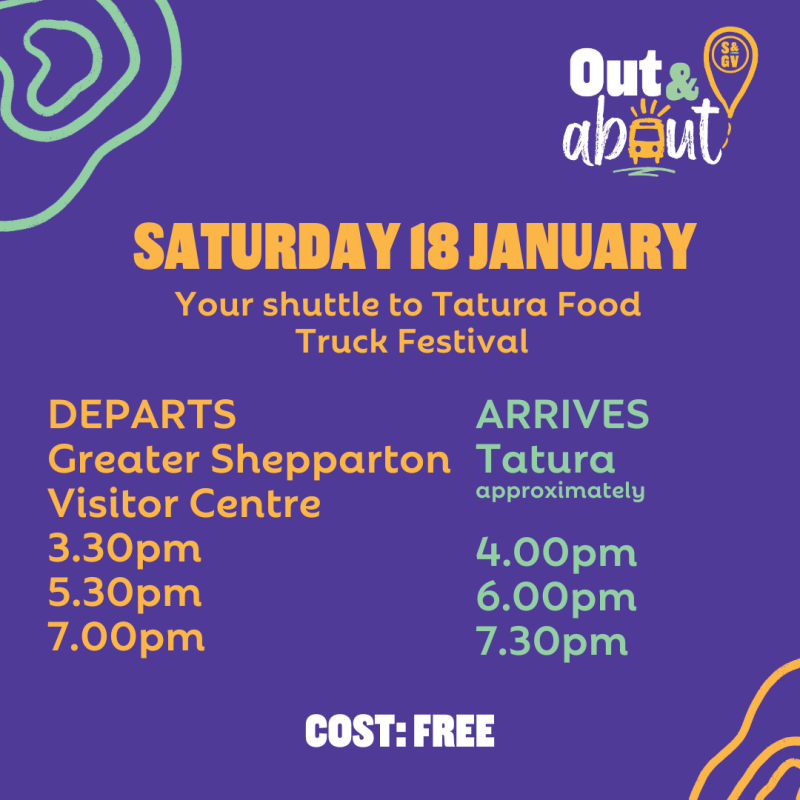Out & About Bus - Tatura Food Truck Festival 