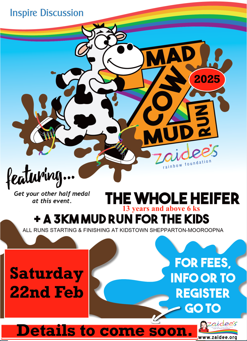 Cancelled - Zaidee's Mad Cow Mud Run