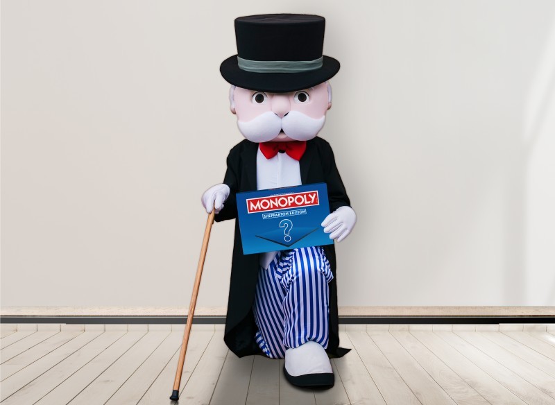 Mr Monopoly Visits Shepparton Library