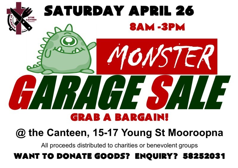 Monster Garage Sale