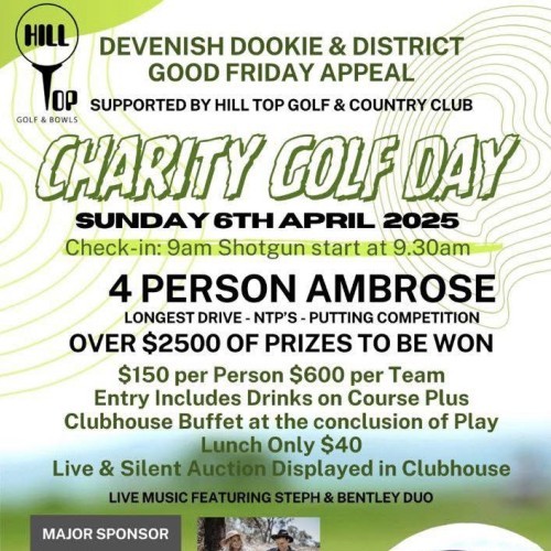 Devenish Dookie & District Good Friday Appeal Charity Golf Day