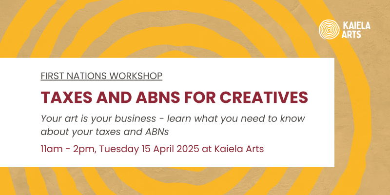 Taxes and ABNs for Artists