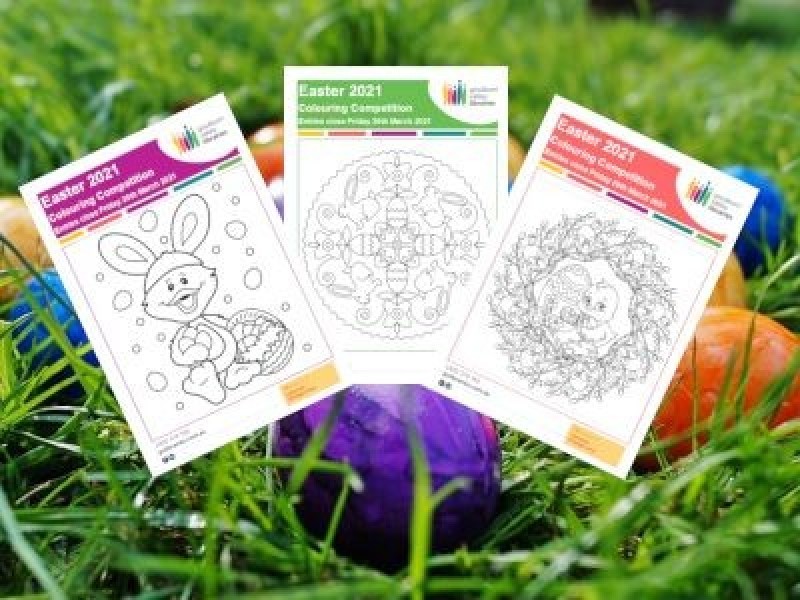 Easter Colouring Competition at Shepparton Library