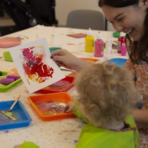 Toddler sensory play at SAM: SAM Toddler
