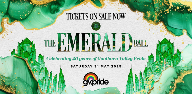 The Emerald Ball | Celebrating 20 years of Goulburn Valley Pride