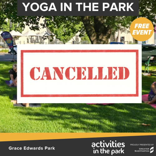 Cancelled - Yoga in the Park