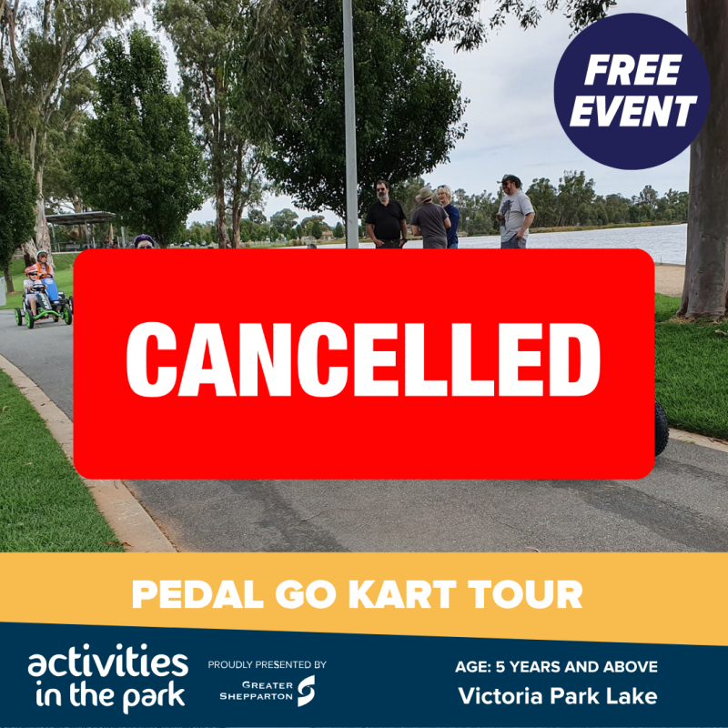 Cancelled - Pedal Go Kart Tour 