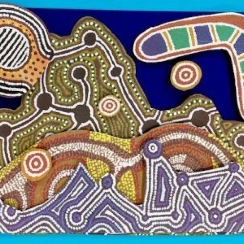 NAIDOC Week School Holiday Activity at Shepparton Library - Layered Patterned Landscapes