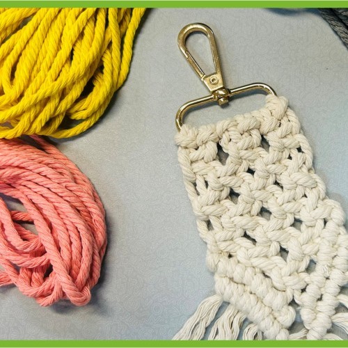 Macrame Keychain Workshop at Shepparton Library