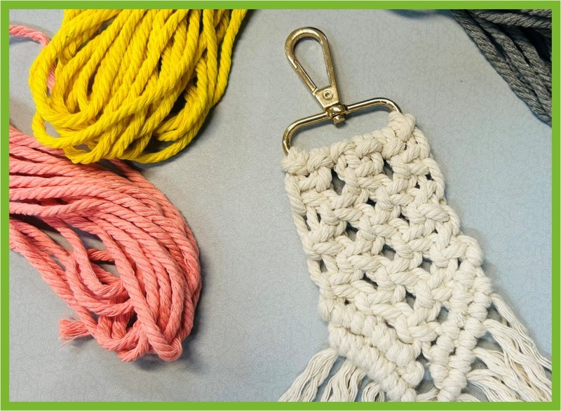 Macrame Keychain Workshop at Shepparton Library