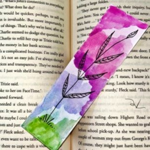 CrAfter Dark at Shepparton Library - Watercolour Bookmarks
