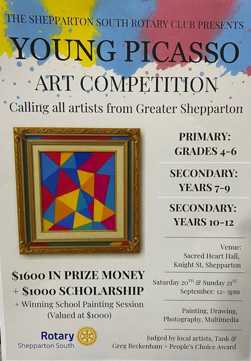Young Picasso Art Competition- Shepparton South Rotary Club