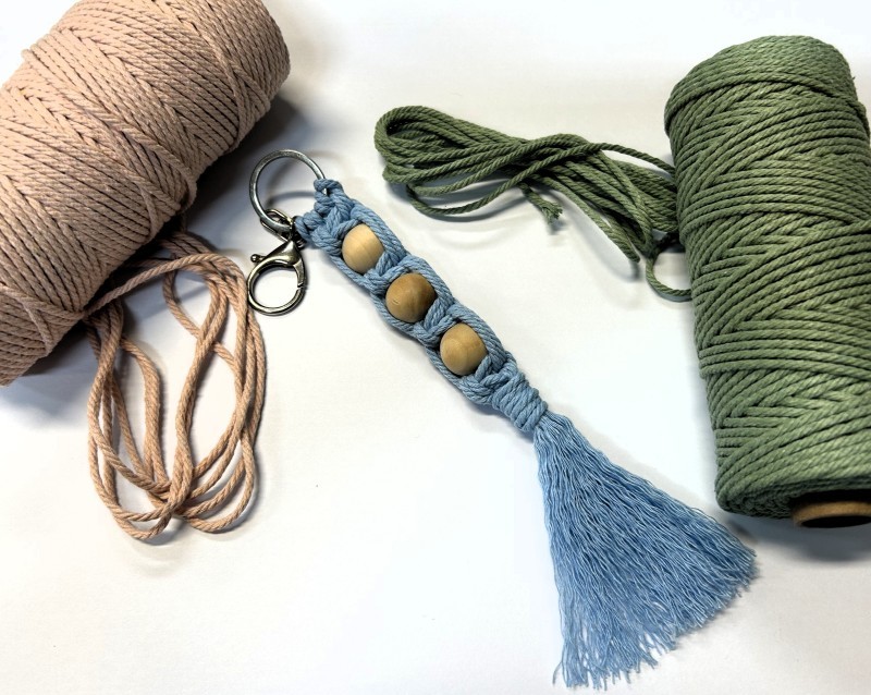Macrame Keychain Workshop at Shepparton Library