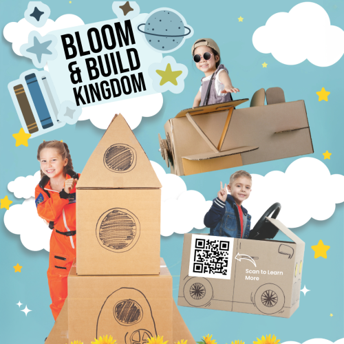BLOOM & BUILD KINGDOM FREE School Holiday FUN