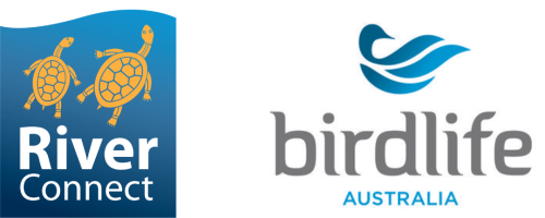 Bird Life and River Connect combined logos