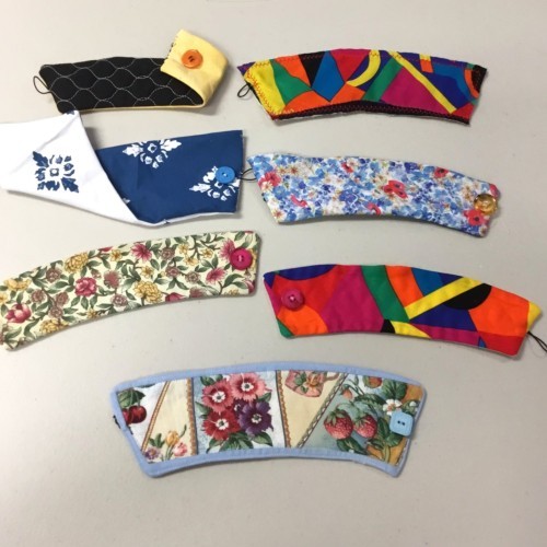 Craft & Coffee at Shepparton Library - Fabric Coffee Cup Sleeve