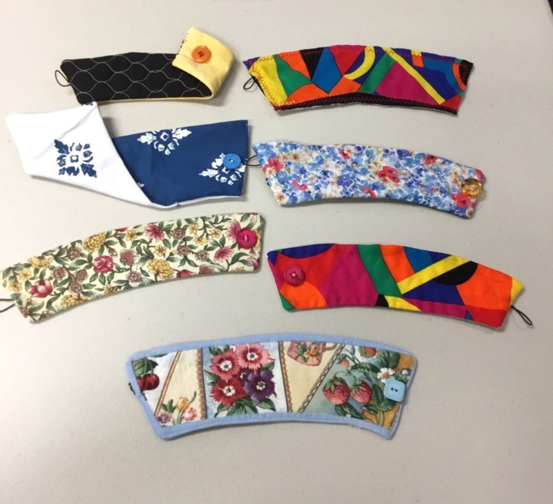 CrAfter Dark at Shepparton Library - Fabric Coffee Cup Sleeve