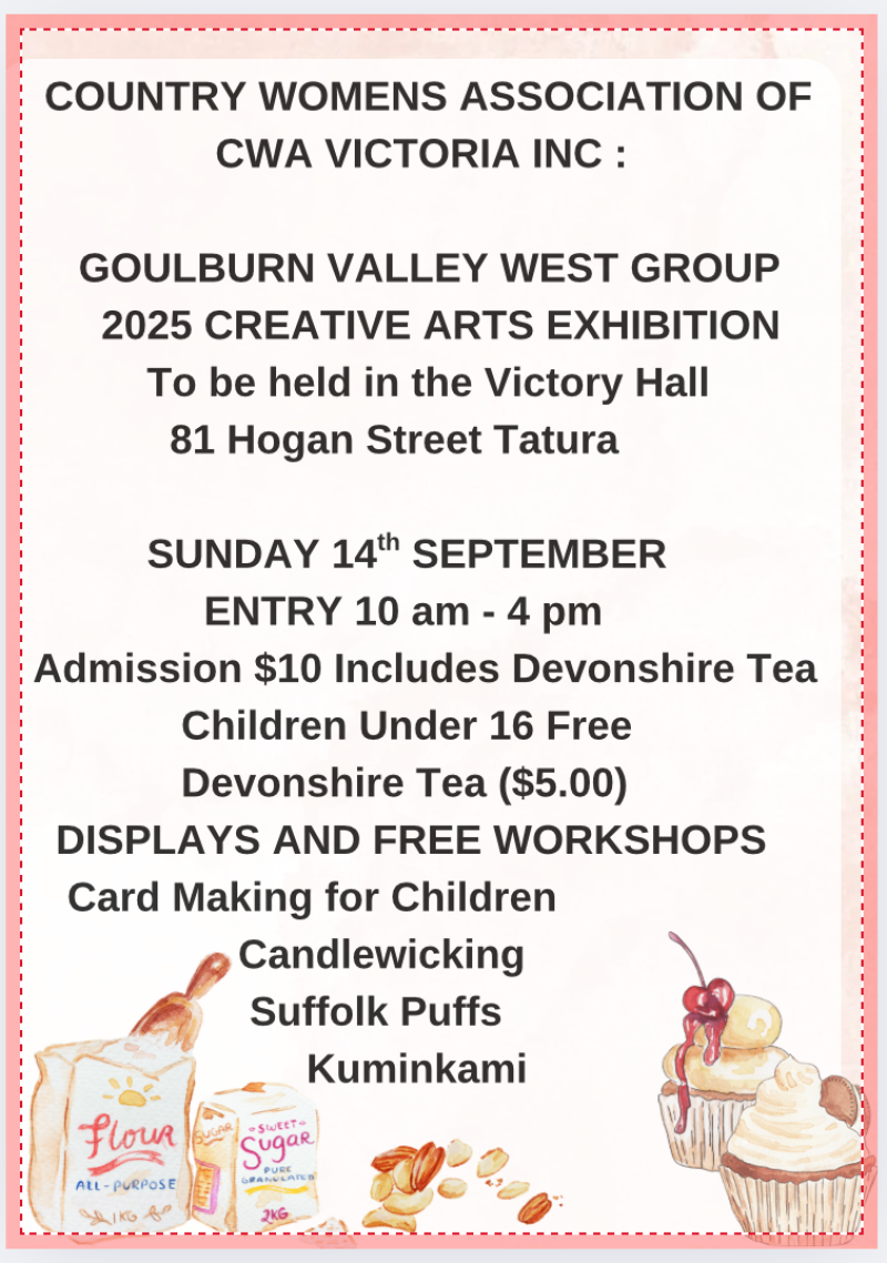 CWA Goulburn Valley West Group Craft Exhibition