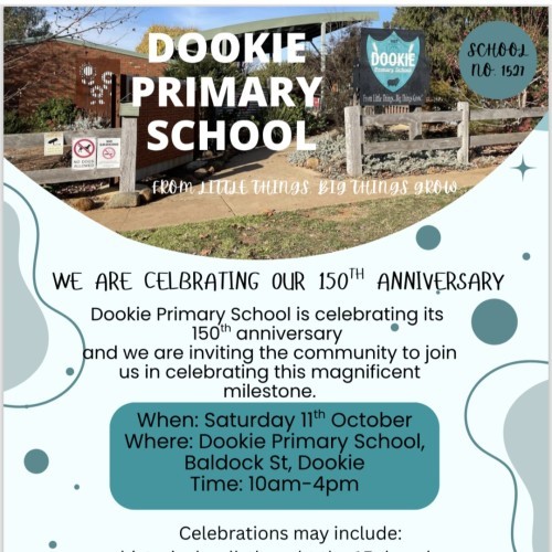 Dookie Primary School, 150th Anniversary celebration