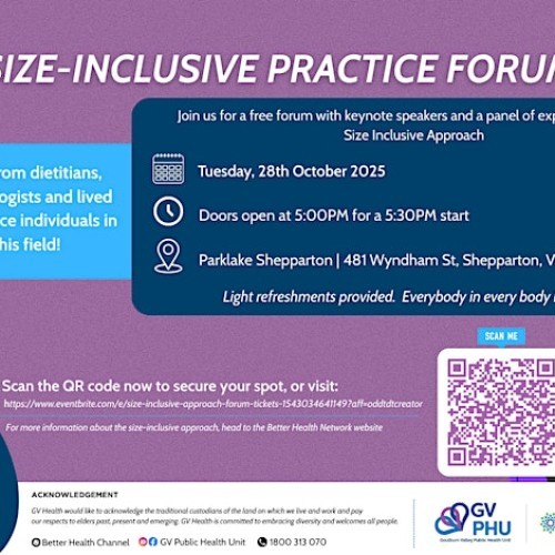 Size Inclusive Approach Forum