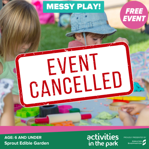 Cancelled - Messy Play