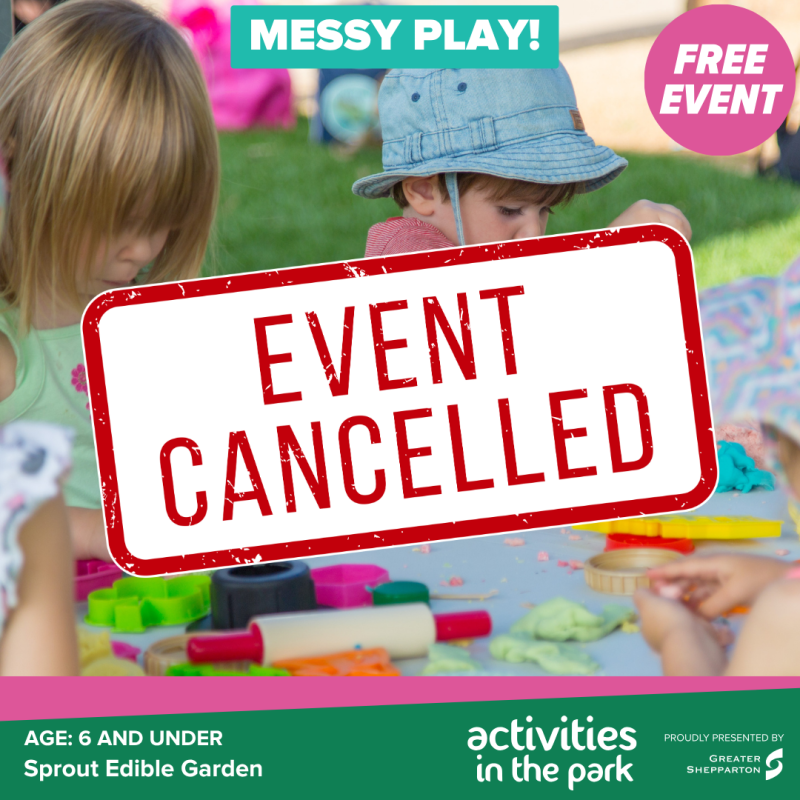 Cancelled - Messy Play