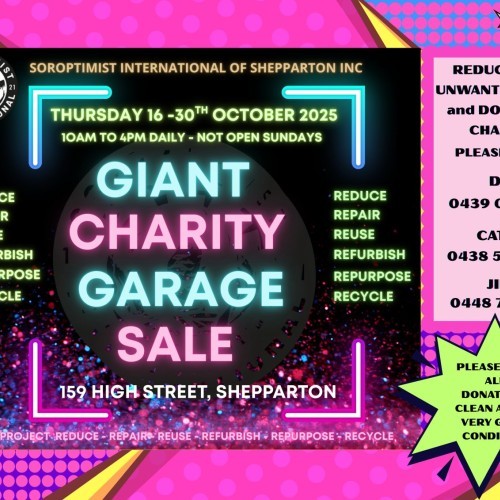 Giant Charity Garage Sale