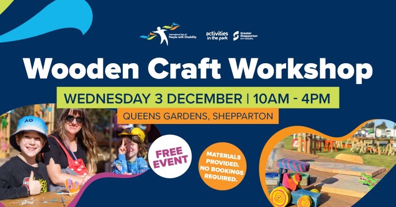 International Day of People with Disability 2025: Wooden Craft Workshop