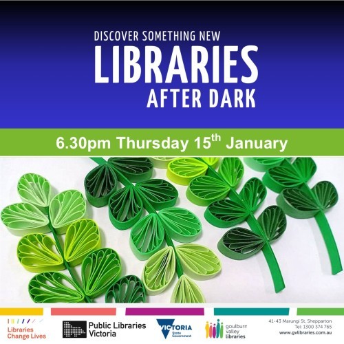 CrAfter Dark at Shepparton Library - Quilled Plantscape
