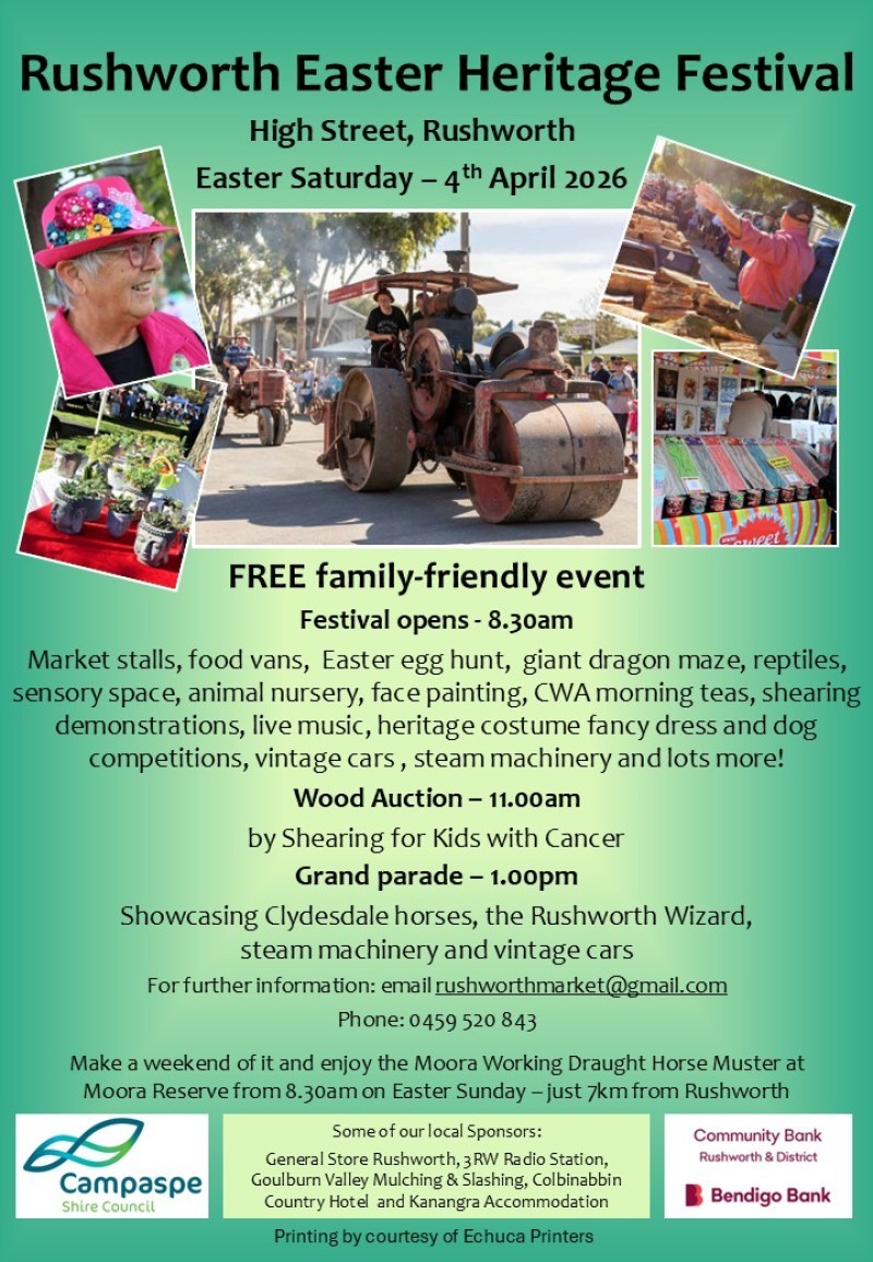 Rushworth Easter Heritage Festival