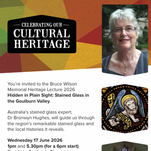 Bruce Wilson Memorial Heritage Lecture 2026