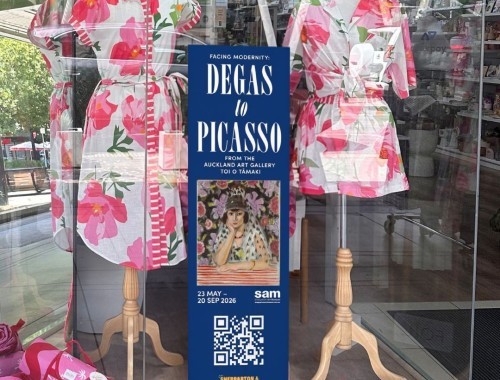 Degas to Picasso Shop Front Sample