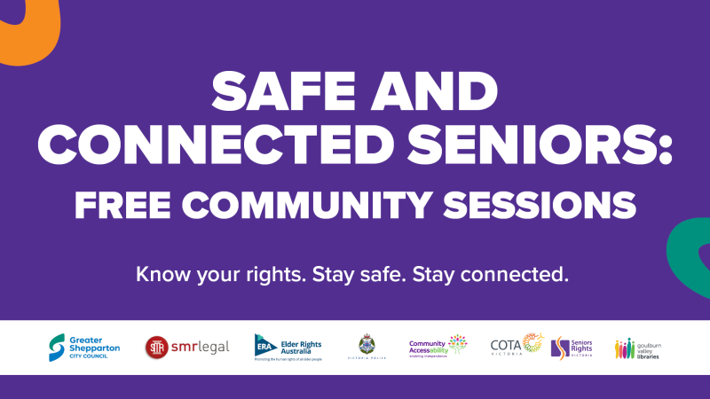 Safe and Connected Seniors: FREE Community Sessions